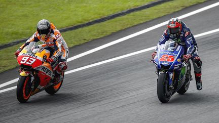 Le duel entre Marc Marquez (Honda) et Maverick Vinales (Yamaha) va animer la saison 2017 du MotoGP (GIGI SOLDANO / DPPI MEDIA)