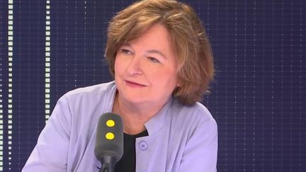 La ministre chargée des Affaires européennes, Nathalie Loiseau, invitée de franceinfo le 22 septembre 2018. (RADIO FRANCE / FRANCE INFO)