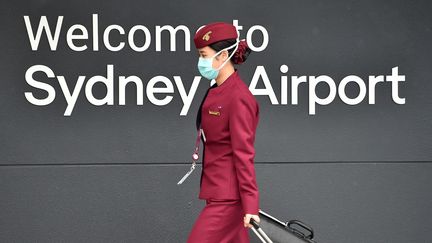 L'aéroport de Sydney (Australie), en avril 2020. (PETER PARKS / AFP)