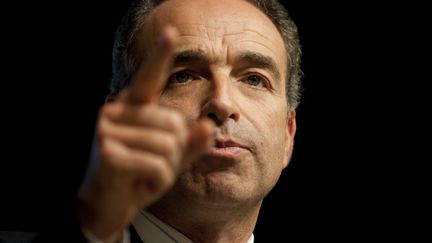 Le pr&eacute;sident de l'UMP&nbsp;Jean-Fran&ccedil;ois Cop&eacute;,&nbsp;en meeting &agrave; Nantes (Loire-Atlantique), le 26 f&eacute;vrier 2014. (JEAN-SEBASTIEN EVRARD / AFP)