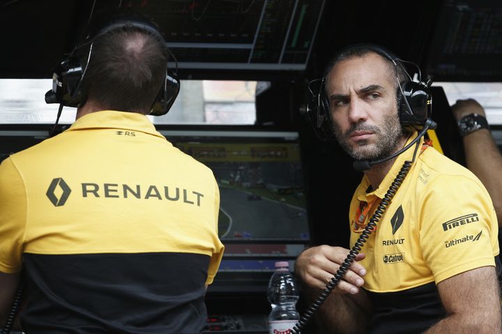 Cyril Abiteboul au Grand Prix de Monza, le 1er septembre 2017.&nbsp; (JEAN MICHEL LE MEUR / JEAN MICHEL LE MEUR;DPPI MEDIA)