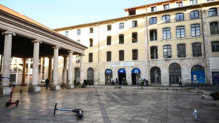 The economics faculty of Aix-Marseille University on October 4, 2023. (CHRISTOPHE SIMON / AFP)