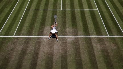 Cette année encore, l'état des courts est pointé du doigt par de nombreux joueurs.  (ADRIAN DENNIS / AFP)