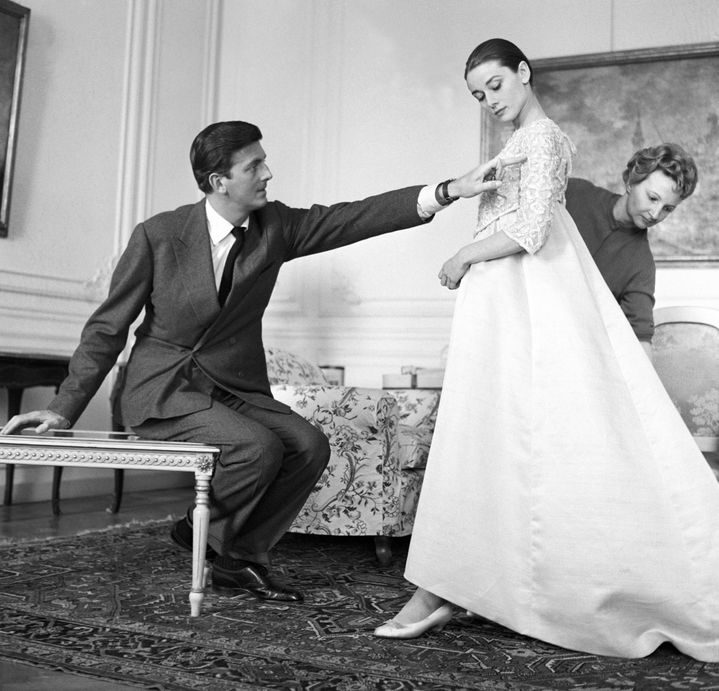 Audrey Hepburn en Hubert de Givenchy, 1958
 (AFP)