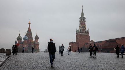 La place Rouge à Moscou (Russie), le 28 octobre 2021. (DIMITAR DILKOFF / AFP)