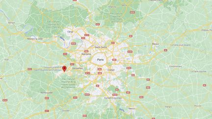 Capture de Google Maps pointant la ville de Trappes (Yvelines) où Didier Lemaire, un professeur de philosophie, a été placé sous protection policière après avoir défendu la liberté d'expression à la suite de l'assassinat de Samuel Paty. (GOOGLE MAPS)