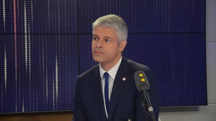 Laurent Wauquiez - président des Républicains, président de la région Auvergne-Rhône-Alpes. (JEAN-CHRISTOPHE BOURDILLAT / RADIO FRANCE)