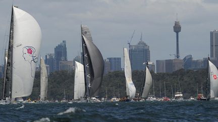 La flotte s'est élancée depuis la baie de Sydney