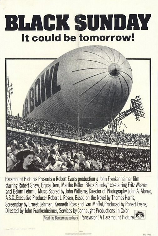 L'affiche du film "Black Sunday", de John Frankenheimer, sorti en 1977. (PARAMOUNT PICTURES )