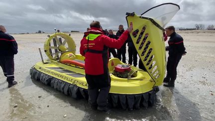 Un aéroglisseur pour le Mont Saint-Michel