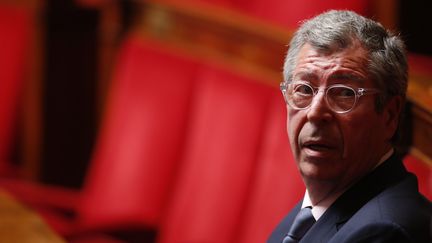 Patrick Balkany, le 25 mai 2016, à l'Assemblée nationale. (PATRICK KOVARIK / AFP)