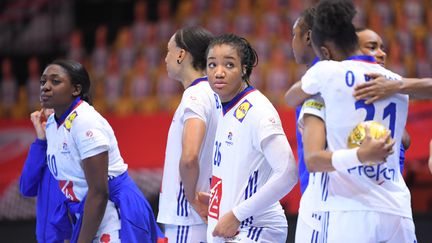 Les Bleues frustrées après la finale (JONATHAN NACKSTRAND / AFP)