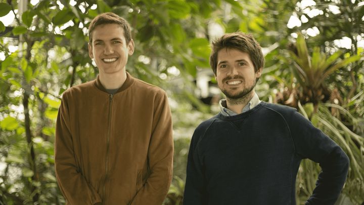 Arnaud Vallet et Jean Macchi, les jeunes co-fondateurs de Niobé Design. (ISABELLE MORAND / RADIO FRANCE / FRANCE INFO)