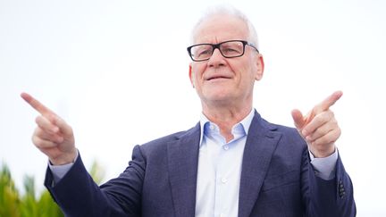 Le délégué général du Festival de Cannes Thierry Frémaux, ici à Cannes (France) le 17 mai 2022. (CLEMENS BILAN / EPA)