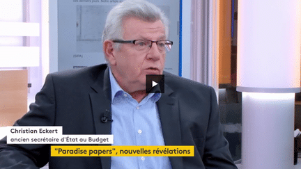 Christian Eckert, ancien secrtéaire d'Etat au budget (FRANCEINFO)