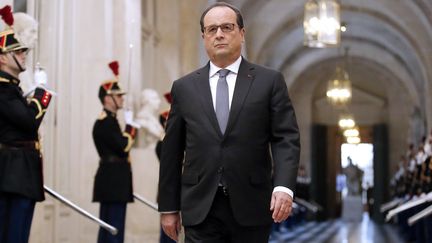 François Hollande au Congrès du Parlement à Versailles le 16 novembre
 (Michel Euler / Pool / AFP )