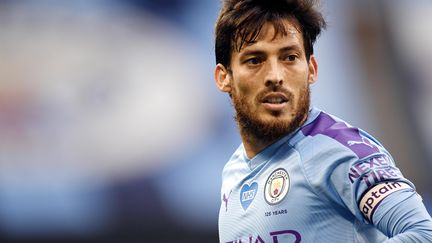 David Silva face à Bournemouth le 15 juillet. (PETER POWELL/NMC/POOL / EPA POOL)