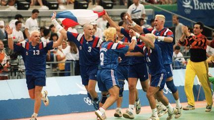 Les "Barjots" fêtent leur médaille de bronze à Barcelone