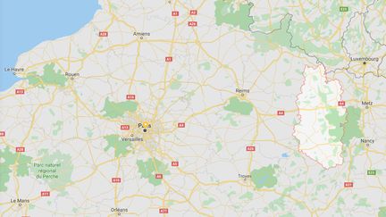 Le département de la Meuse a décidé de mettre en place un plan de lutte contre les addictions, et notamment l'héroïne, a annoncé le préfet du département, le vendredi 29 novembre 2019.&nbsp; (GOOGLE MAPS / FRANCEINFO)