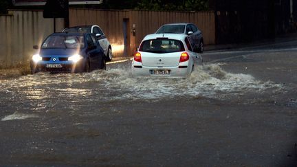 Des inondations à Nimes, en octobre 2014. (Illustration).&nbsp; (MAXPPP)