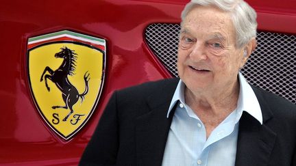 Cette acquisition réalisée au 4e trimestre 2015 lui permet de détenir 0,45% du capital du groupe italien. La présence, même très minoritaire, de George Soros, l'un des investisseurs les plus respectés par la communauté financière, est une bonne nouvelle et un signe de confiance pour Ferrari, la marque au cheval cabré, dont le titre, qui s'effondrait, a bondi de 10,38%, à 34,45 euros, à la Bourse de Milan. A New York, il a terminé en hausse de 9,68% à 39,10 dollars. Selon le magazine «Forbes», George Soros était en 2015 à la tête de la 29e fortune mondiale, avec 24,5 milliards de dollars (22 milliards d'euros). Il a multiplié les investissements, des nouvelles technologies à l'immobilier, en passant par le football et les matières premières.  (ERIC PIERMONT et GIUSEPPE CACACE / AFP (photomontage))