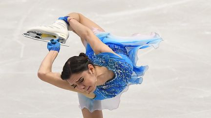 La patineuse russe Evgenia Medvedeva (JOE KLAMAR / AFP)