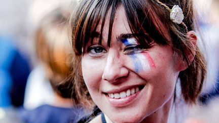 &nbsp; (Les supporters (et supportrices) français ont mis l'ambiance à Rio mercredi © SIPANY/SIPA)