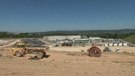 Le chantier d'Iter à Cadarache (Bouches-du-Rhône)