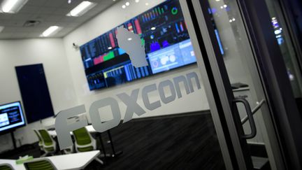 Des locaux de Foxconn, à Mount Pleasant dans le Wisconsin (Etats Unis). Illustration. (BRENDAN SMIALOWSKI / AFP)