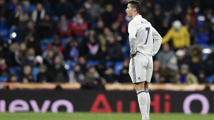 Cristiano Ronaldo semble hébété (JAVIER SORIANO / AFP)