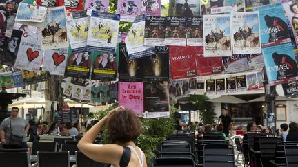 Affiches place des Corps Saints. (CECILE MELLA)