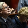 Le Premier ministre Michel Barnier, à l'Assemblée nationale, le 3 décembre 2024. (JULIEN DE ROSA / AFP)