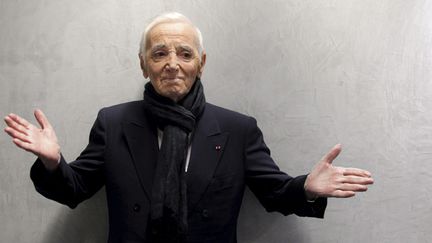 &nbsp; (Le chanteur Charles Aznavour, bientôt 90 ans et une vie entière dédiée à la chanson © Frédéric Dugit)