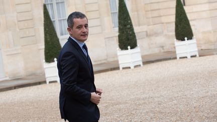 Le ministre Gérald Darmanin le 7 novembre 2019 au palais de l'Elysée. (JULIETTE PAVY / HANS LUCAS / AFP)