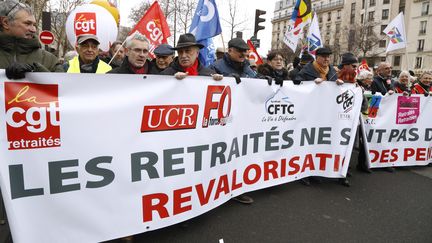 Les retraités se mobilisent en France