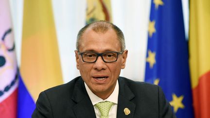 L'ancien vice-président d'Equateur, Jorge Glas, avait été arrêté le 5 avril 2024 au sein de l'ambassade du Mexique à Quito (Equateur). (JOHN THYS / AFP)