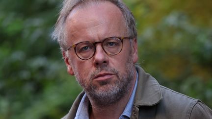 Christophe Deloire, directeur général de Reporters sans frontières, à Paris, le 6 octobre 2023. (THOMAS SAMSON / AFP)