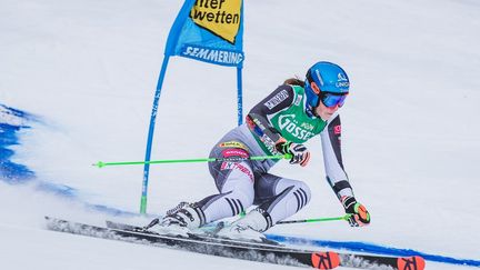 La Slovaque Petra Vlhova était en tête après la première manche du Géant de Semmering (DOMINIK ANGERER / EXPA)