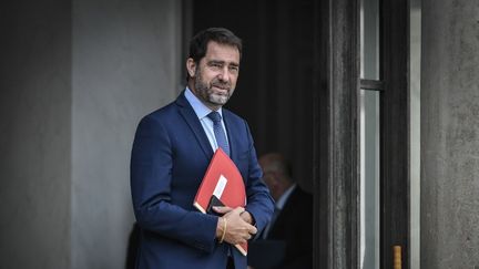 Le délégué général de La République en marche, Christophe Castaner, le 13 août 2018, au palais de l'Elysée, à Paris. (STEPHANE DE SAKUTIN / AFP)