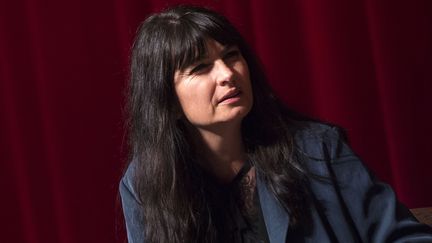 Valérie Perrin a obtenu le prix Maison de la Presse pour "Changer l'eau des fleurs"
 (VALERIE MACON / AFP)