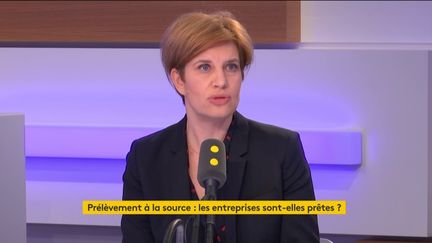 Nadia Hamya, associée chez Taj, cabinet de conseils en matière de fiscalité, invitée de l'interview éco le 13 décembre 2018. (FRANCEINFO / RADIOFRANCE)