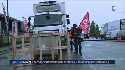 Les routiers ont obtenu un accord avec le gouvernement. (FRANCE 3)