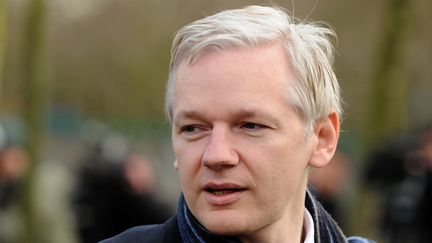 Le fondateur de WikiLeaks, Julian Assange, &agrave; Londres le 24 f&eacute;vrier 2011. (BEN STANSALL / AFP)