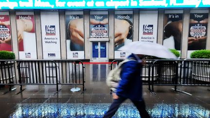 Les locaux de la chaîne de télévision américaine Fox News à New York, le 12 octobre 2020. (BENJAMIN ILLY / RADIO FRANCE)