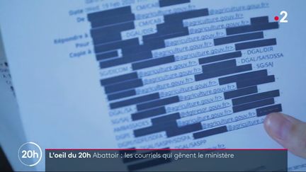 Abattoir de Sobeval&nbsp;: la fuite de courriels qui gêne le ministère (FRANCE 2)