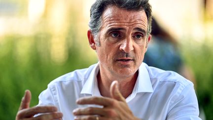 Le maire écologiste de Grenoble, Eric Piolle, en août 2022. (OLIVIER CHASSIGNOLE / AFP)