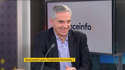 Alexandre Saubot,&nbsp;président de France Industrie. (FRANCEINFO)