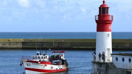 Dans le port du Guilvinec (Finist&egrave;re). (GUIZIOU FRANCK / HEMIS.FR)