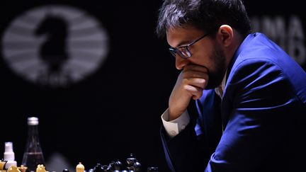 Maxime Vachier-Lagrave lors du Tournoi des Candidats 2020. (PAVEL LISITSYN / SPUTNIK)