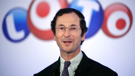 Le PDG de la Fran&ccedil;aise des Jeux, Christophe Blanchard-Dignac, pose le 10 septembre 2008 &agrave; Boulogne-Billancourt (Hauts-de-Seine), &agrave; l'occasion du lancement du nouveau Loto. (MARTIN BUREAU / AFP)